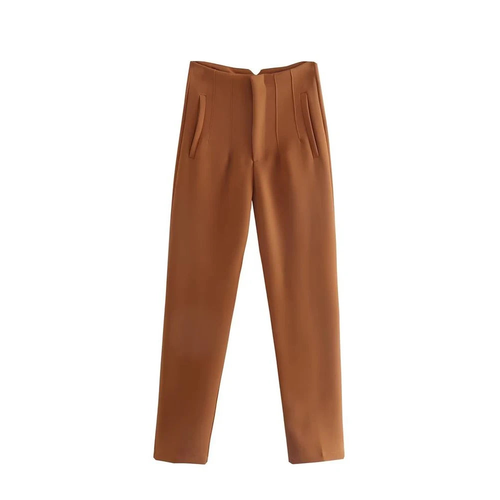 Pantaloni Donna Slim Fit Colorati