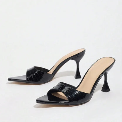 Sandali Sabot Donna con Tacco a Rocchetto
