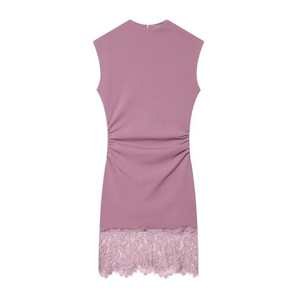 Abito Mini Elegante in Pizzo