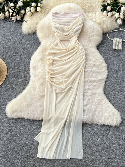 Abito Lungo Cut-Out