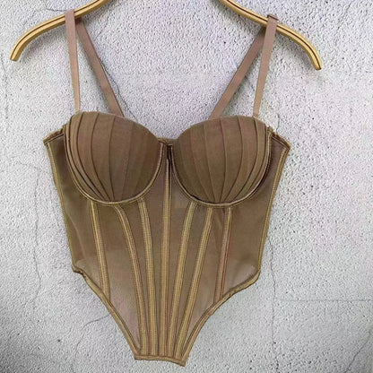 Bustier Top Modellante Stringato