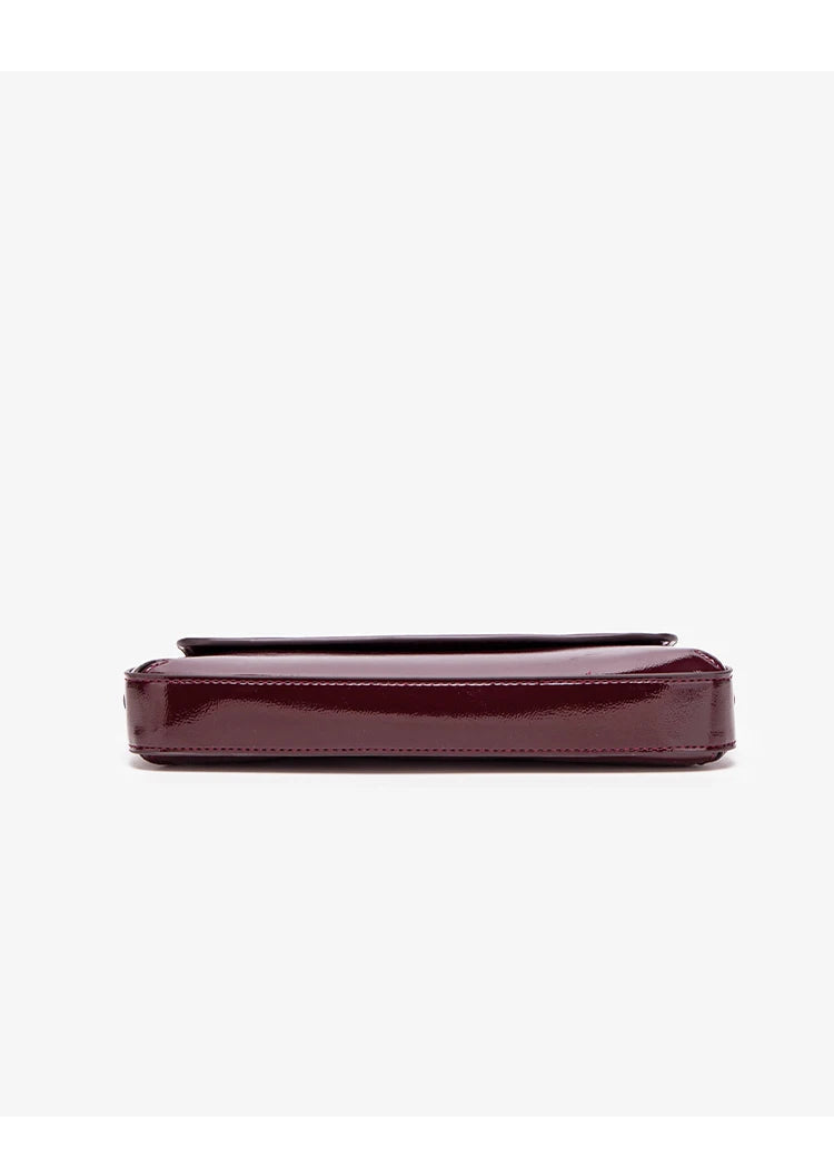 Mini Bag Elegante Effetto Vernice