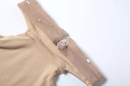 Abito Lungo "Sparkle Mesh" con Strass