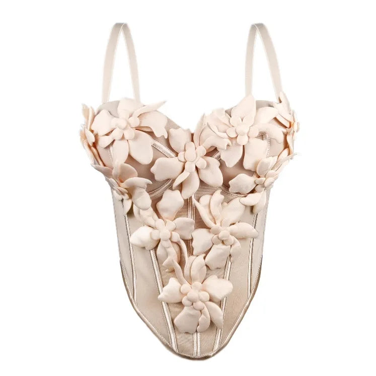 Body Corsetto Nero con Strass e Brillantini