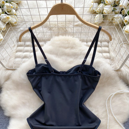 Body Monokini "Crystal Corset" Effetto Modellante con Strass