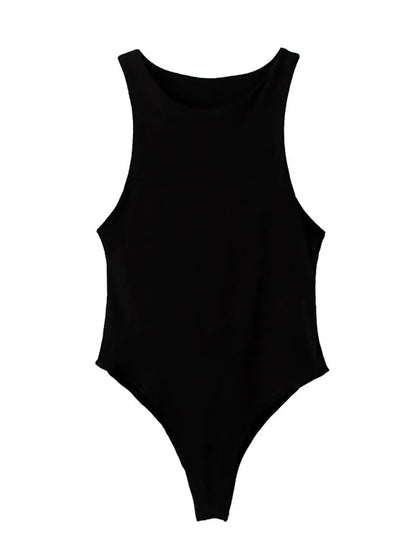 Body Smanicato a Costine Donna