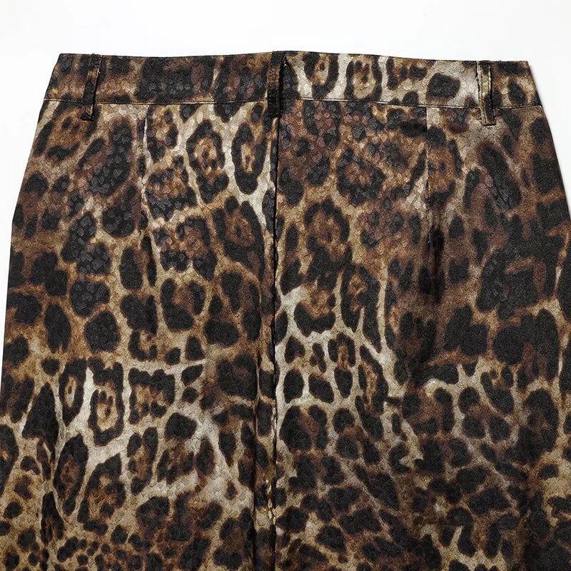 Completo Tailleur Leopardato Donna