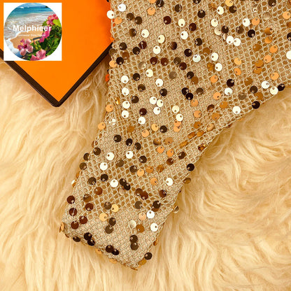 Bikini Luxury Glitter con Dettaglio Gioiello