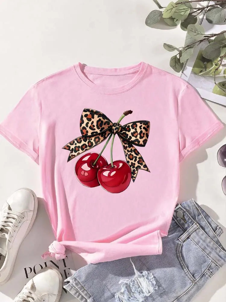 T-shirt Donna "Cherry Bow"
