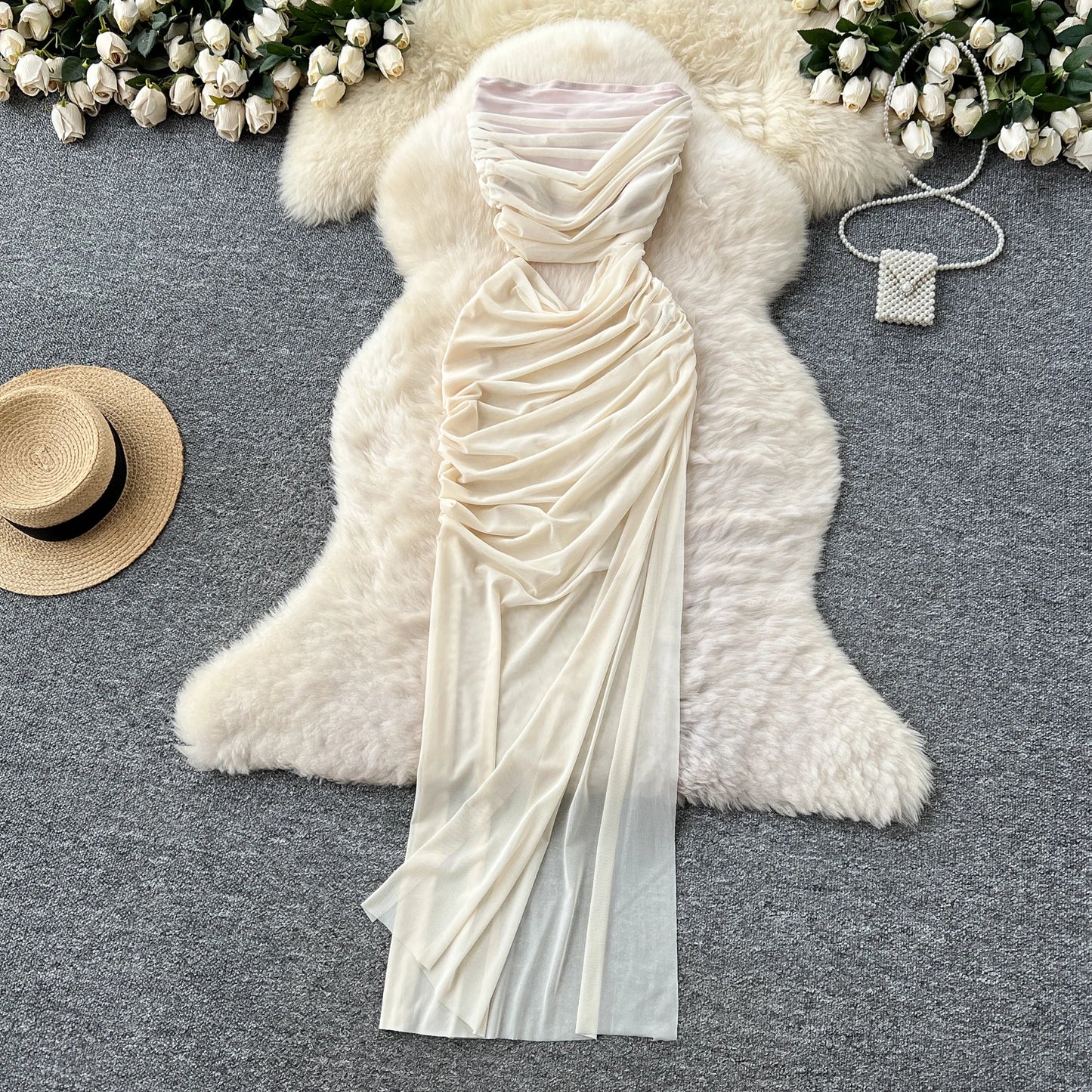 Abito Lungo Cut-Out