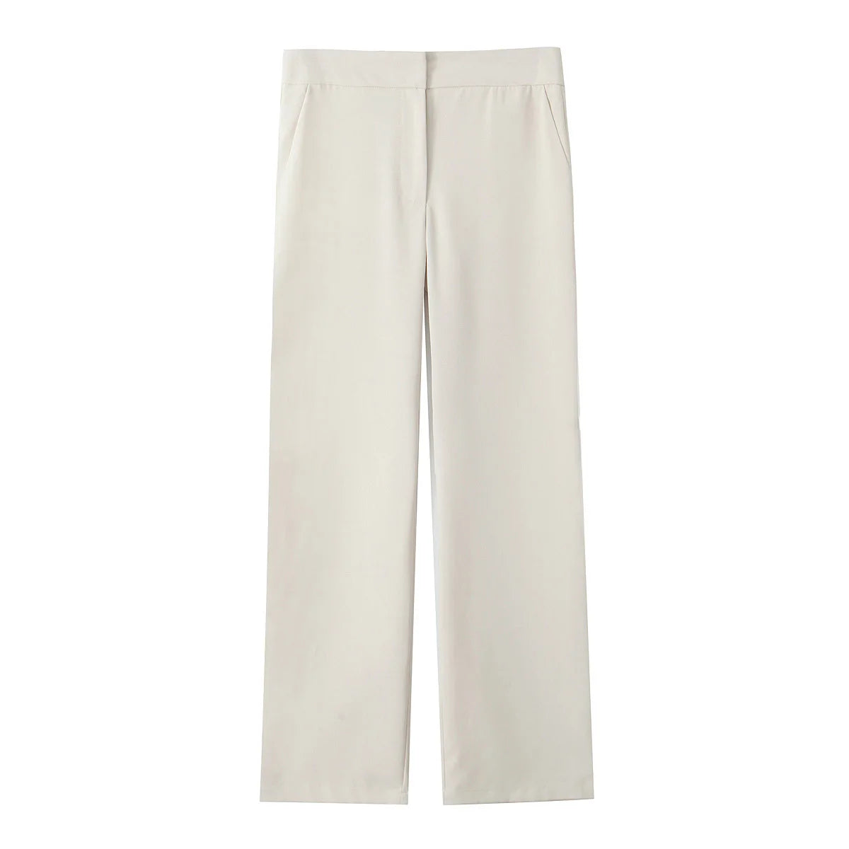 Top a Fascia Drappeggiato e Pantalone Sartoriale