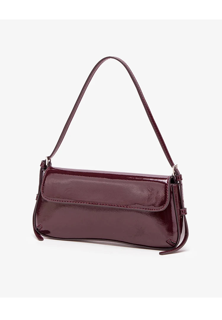 Mini Bag Elegante Effetto Vernice