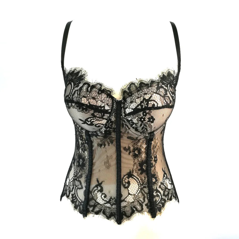 Bustier Elegante con Stecche e Coppe Preformate