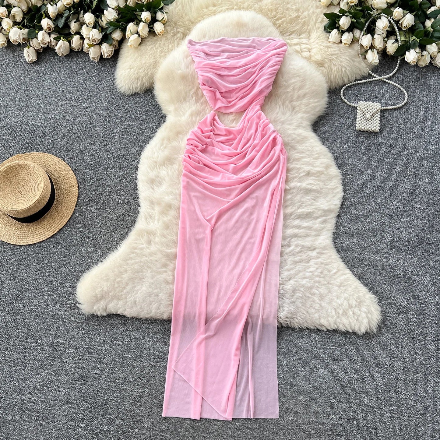 Abito Lungo Cut - Out - Rosboutiquechic