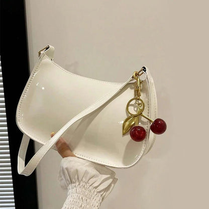 Borsa Baguette Effetto Vernice Elegante - Rosboutiquechic