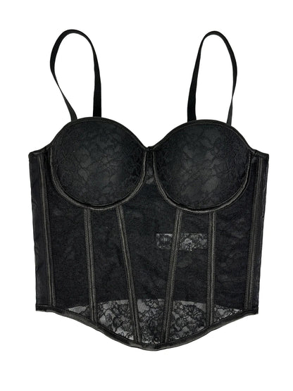 Bustier Elegante con Stecche e Coppe Preformate - Rosboutiquechic