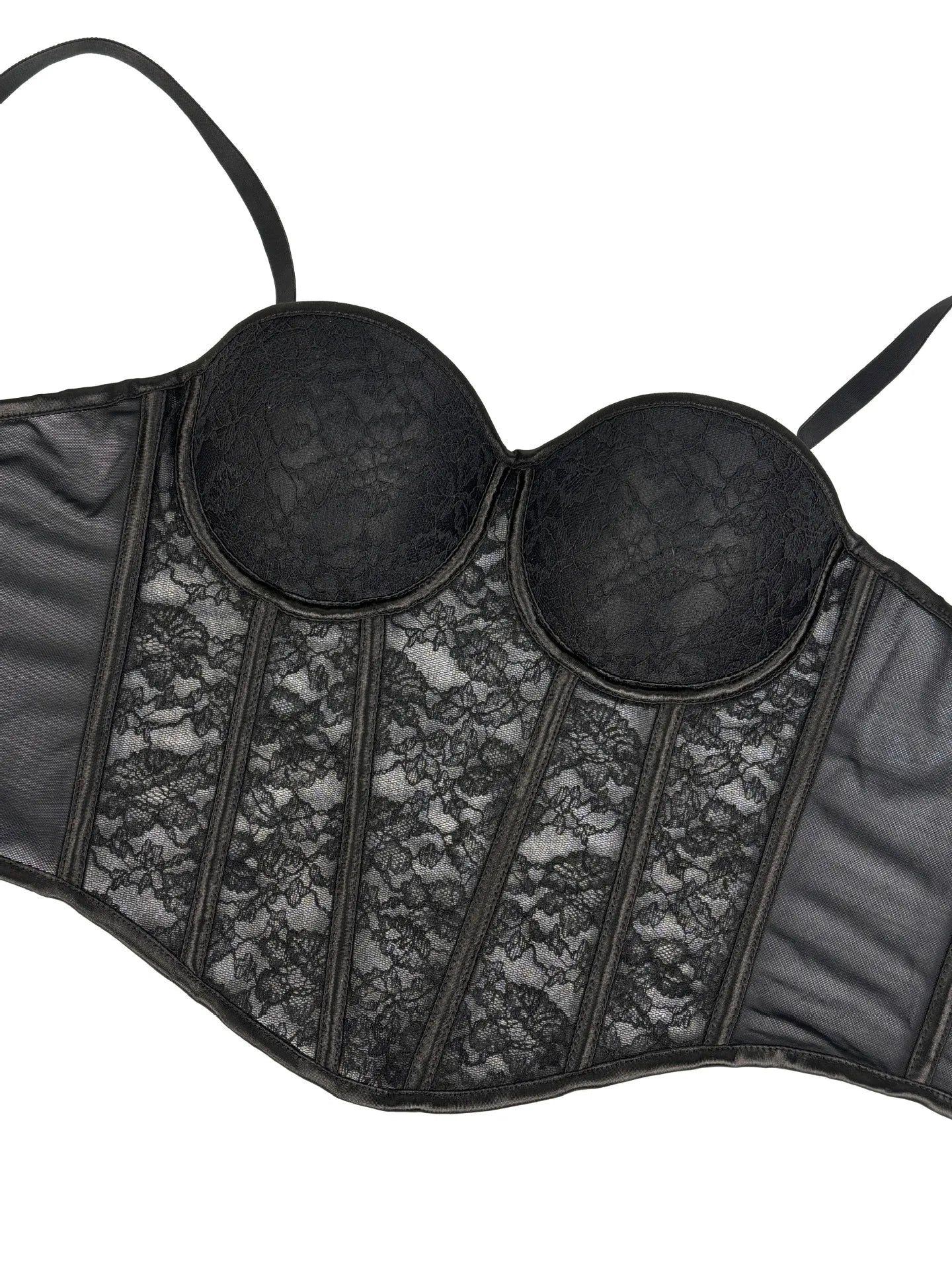 Bustier Elegante con Stecche e Coppe Preformate - Rosboutiquechic