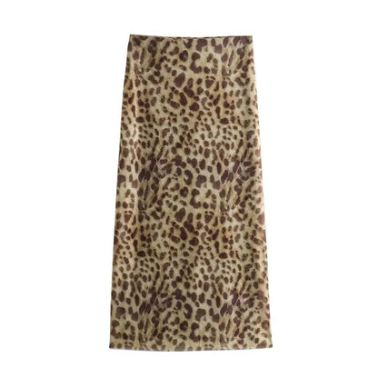 Coordinato Vintage Leopardato Donna con Pieghe | Camisole Urban Chic - Rosboutiquechic