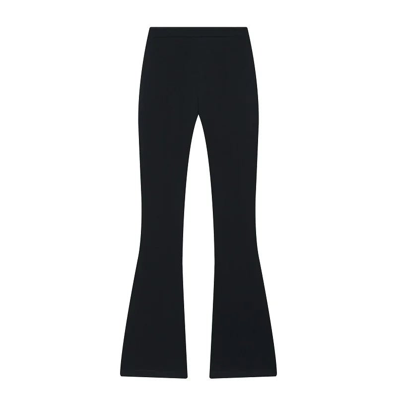 Set 2 Pezzi Donna Top Backless e Pantaloni Svasati - Rosboutiquechic