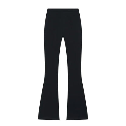 Set 2 Pezzi Donna Top Backless e Pantaloni Svasati - Rosboutiquechic