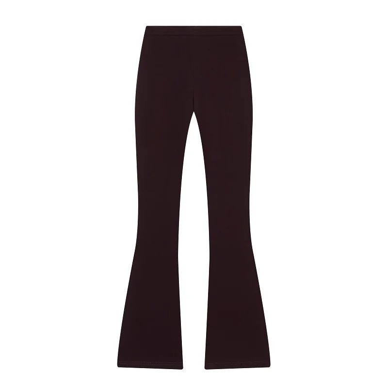 Set 2 Pezzi Donna Top Backless e Pantaloni Svasati - Rosboutiquechic