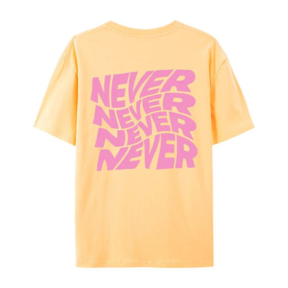 T-shirt Oversize Donna "NEVER" - Rosboutiquechic