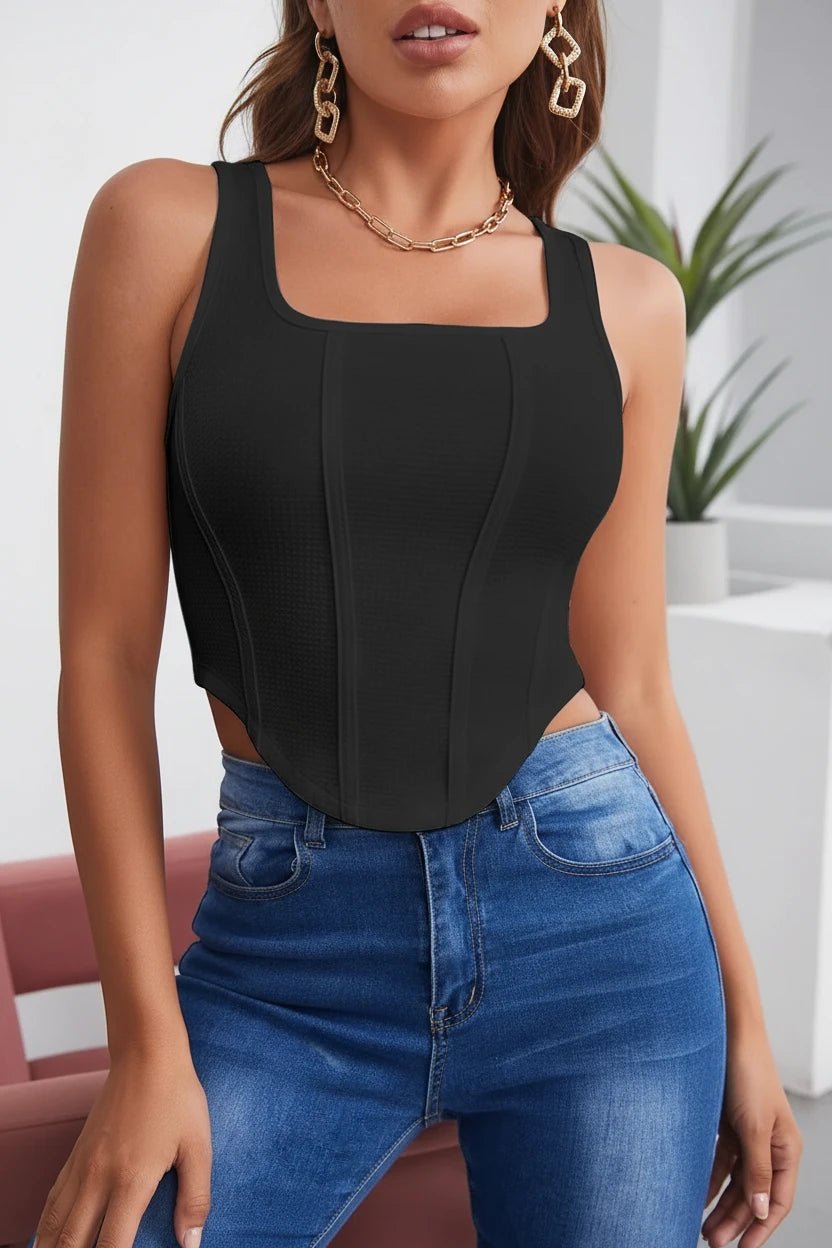 Top Bustino Soft Summer a Costine - Rosboutiquechic