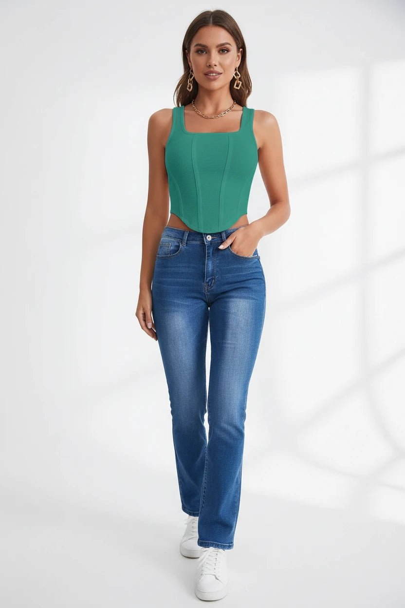 Top Bustino Soft Summer a Costine - Rosboutiquechic