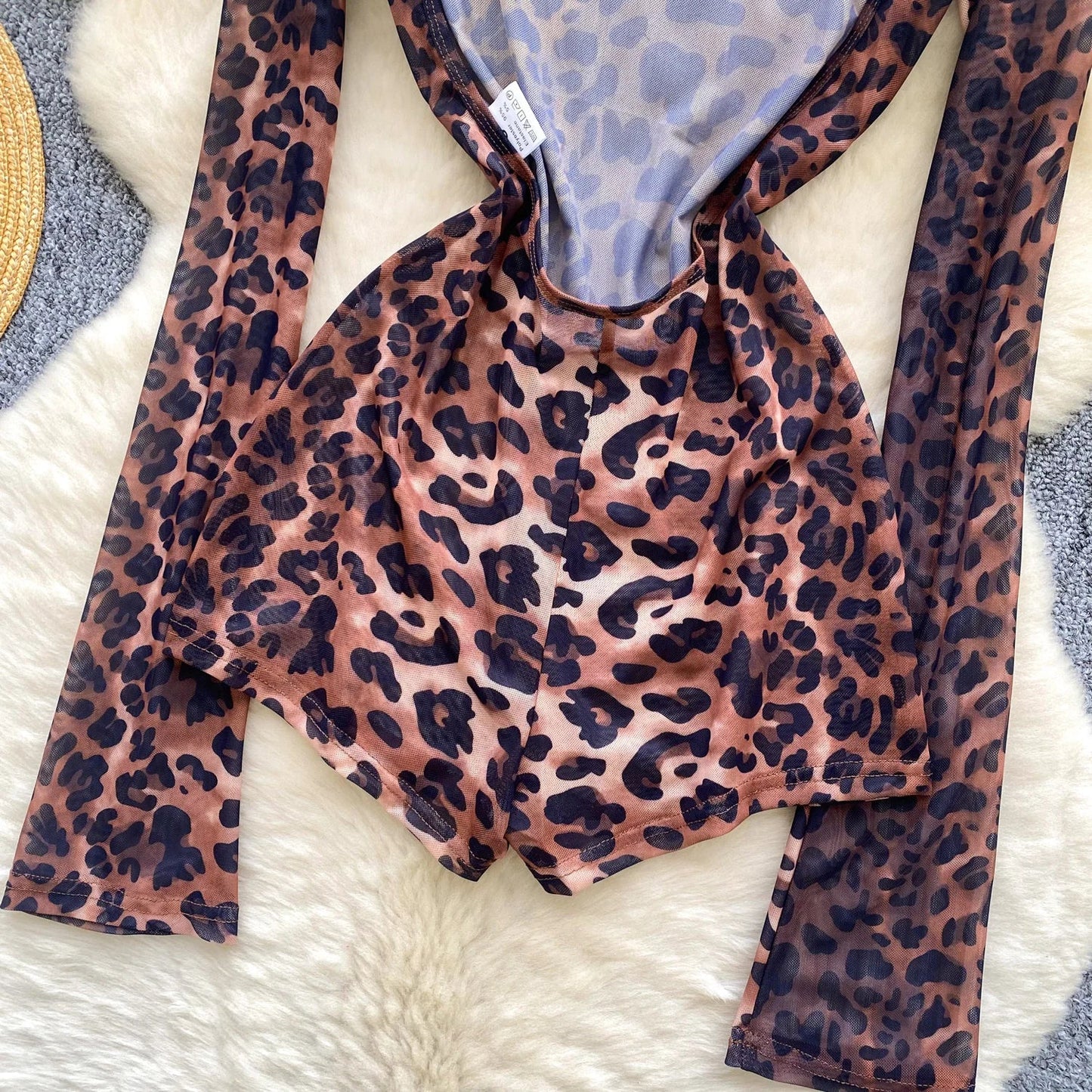 Tutina leopardata semitrasparente - Rosboutiquechic