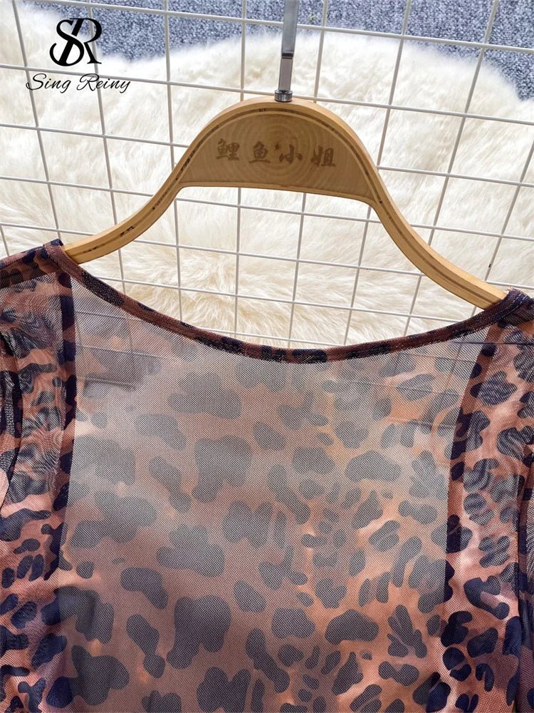 Tutina leopardata semitrasparente - Rosboutiquechic