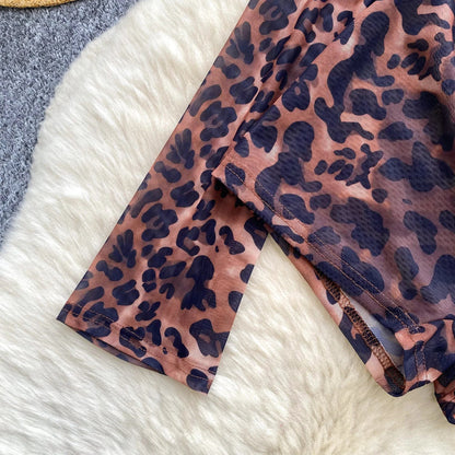 Tutina leopardata semitrasparente - Rosboutiquechic