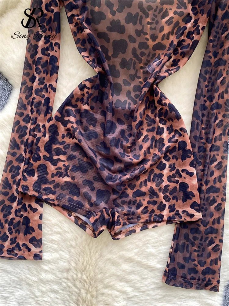 Tutina leopardata semitrasparente - Rosboutiquechic